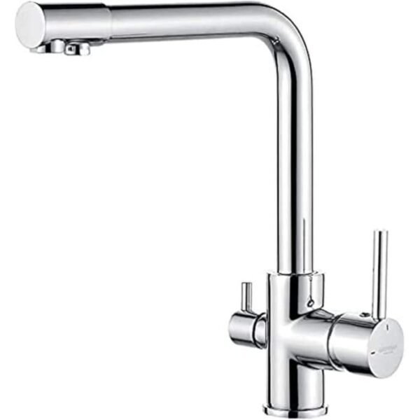 Grifo con 2 salidas y 3 vías eficiencia energética A++