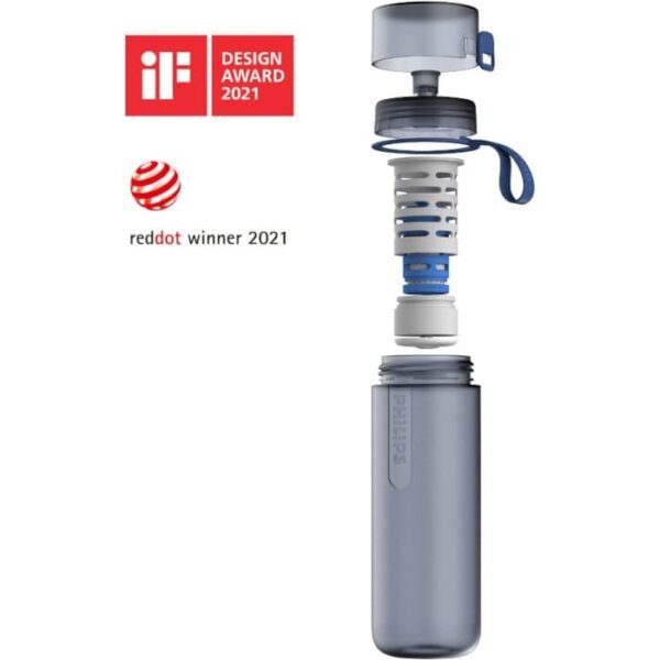 Botella Philips Go Zero Active modelo Fitness 600 ml indoor y outdoor - Imagen 2