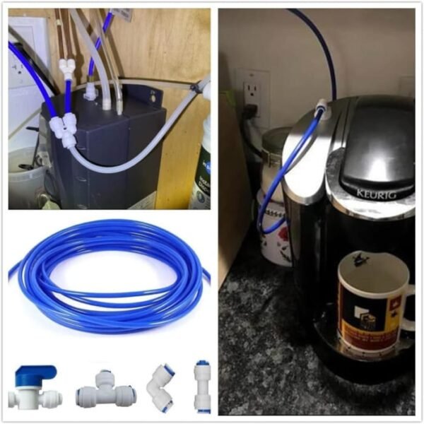 Tubo de 10m de 1/4" para sistema RO conexión (Y + T + I + L + tipo + válvula de Cierre) - Imagen 8