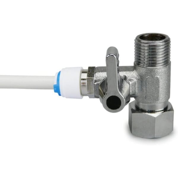 Válvula de cierre Quick-Adaptador en T  3/8 x 3/8 x 1/4" - Imagen 7