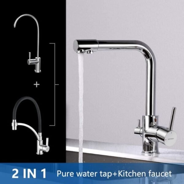Grifo con 2 salidas y 3 vías eficiencia energética A++ - Imagen 6