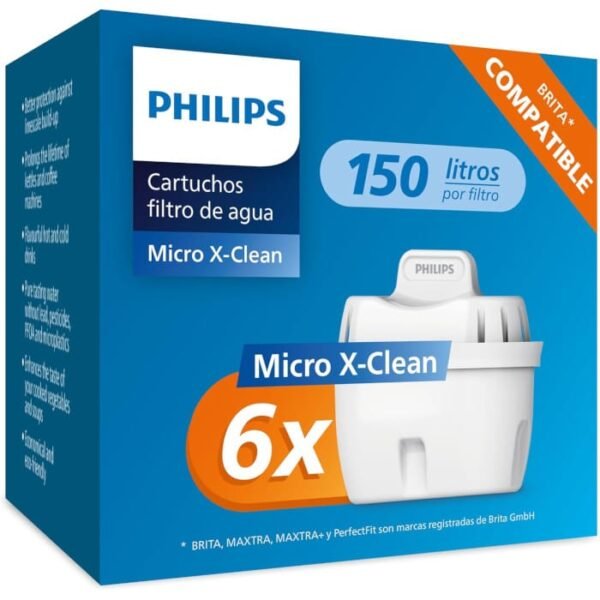 Philips Micro X-Clean compatible con Brita