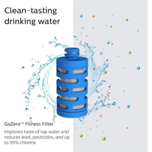 Botella Philips Go Zero Active modelo Fitness 600 ml indoor y outdoor - Imagen 6