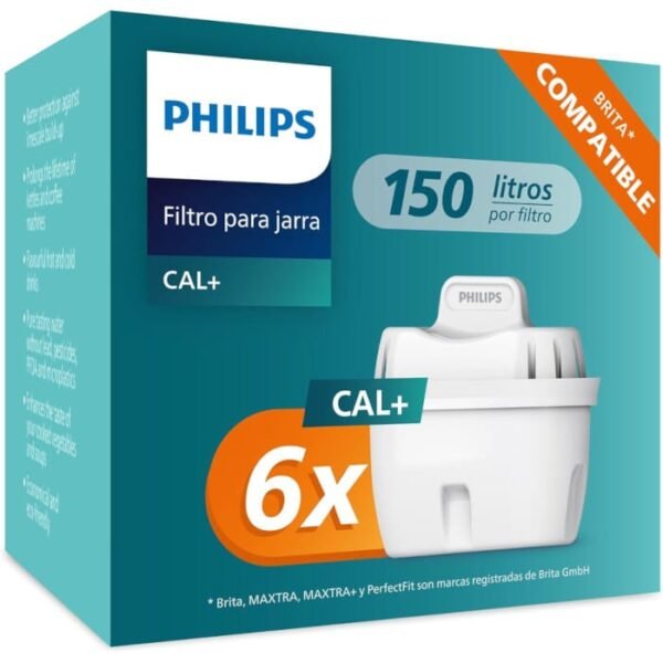 Philips Micro X-Clean SOFTENING+ compatible con Brita 6x