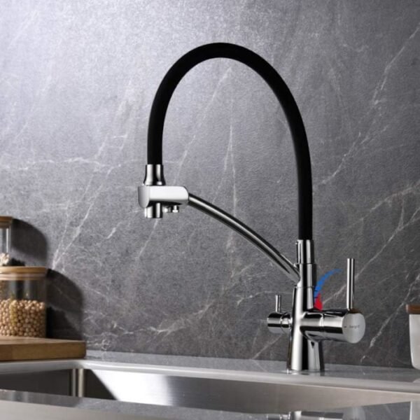 Grifo de cocina RO con caño flexible y pulverizador - Imagen 6