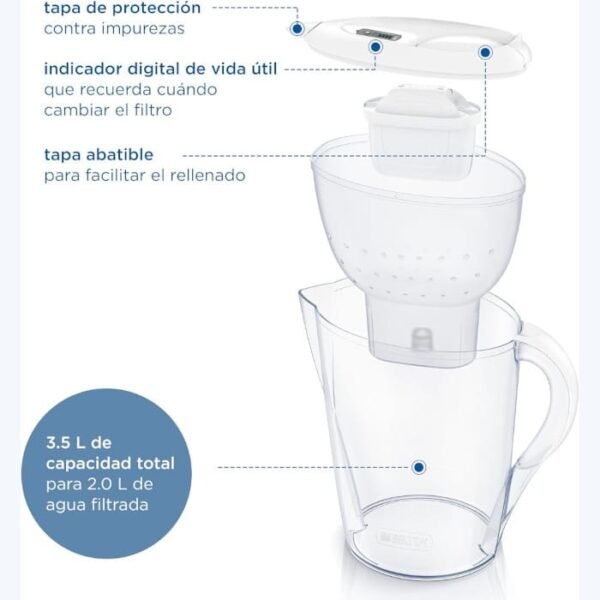 Brita Marella XL indicador digital 3,5 litros - Imagen 2