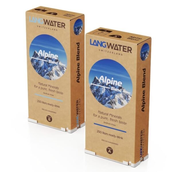 LANGWATER Alpine Blend Minerales naturales líquidos 2u