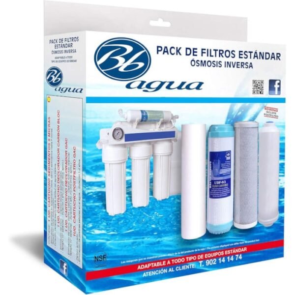 BBAgua Pack de 4 filtros