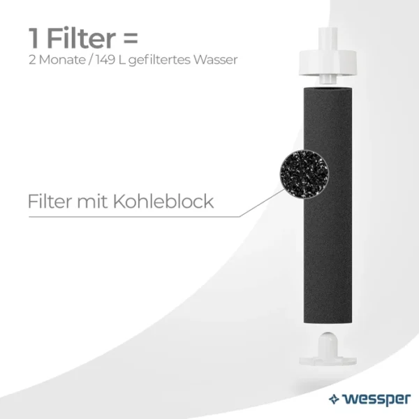 Botella WESSPER  de vidrio de borosilicato de 680 ml - Imagen 3