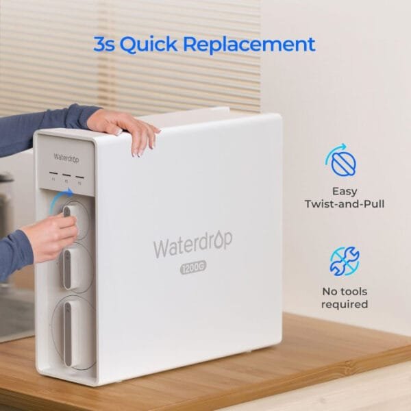 Waterdrop WD-F1A Filtro Mineral Alcalino pH+ para Sistema RO WD-X12-Alcalino - Imagen 4