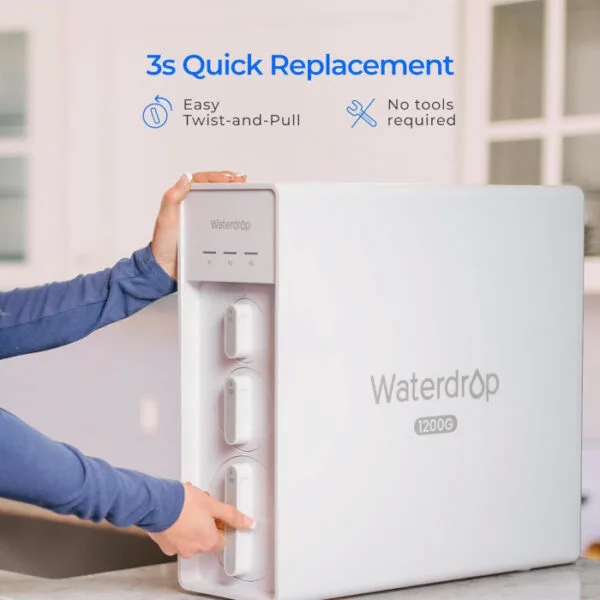Waterdrop WD-X12-F3 Repuesto para sistema RO WD-X12-Alcalino 1200 GPD - Imagen 3