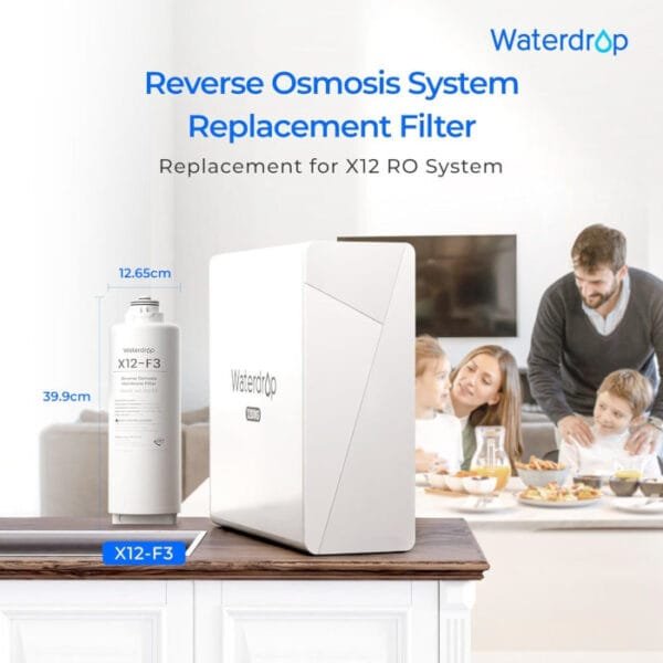 Waterdrop WD-X12-F3 Repuesto para sistema RO WD-X12-Alcalino 1200 GPD - Imagen 4