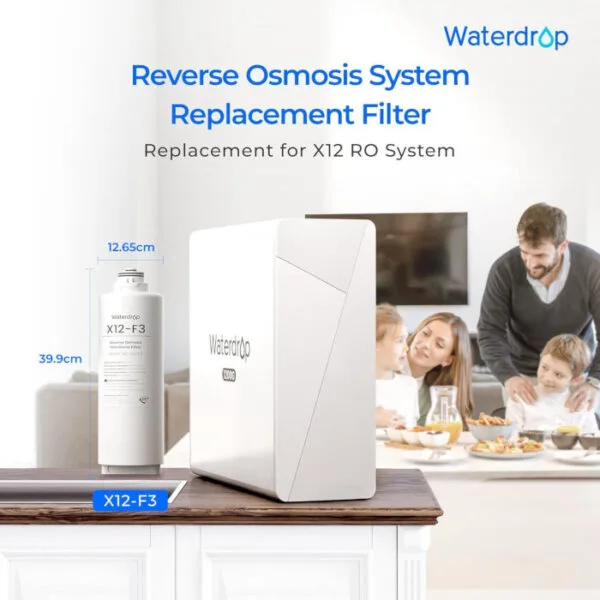 Waterdrop WD-X12-F3 Repuesto para sistema RO WD-X12-Alcalino 1200 GPD - Imagen 4