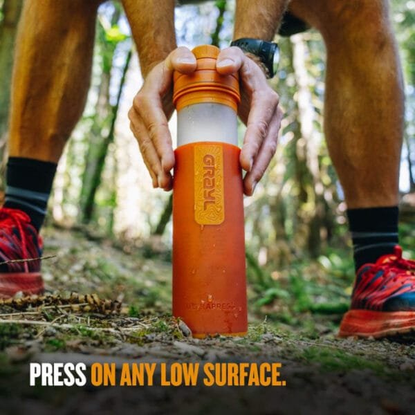 UltraPress 500ml Filtro de agua para exteriores 99,99% bacterias y virus - Imagen 5